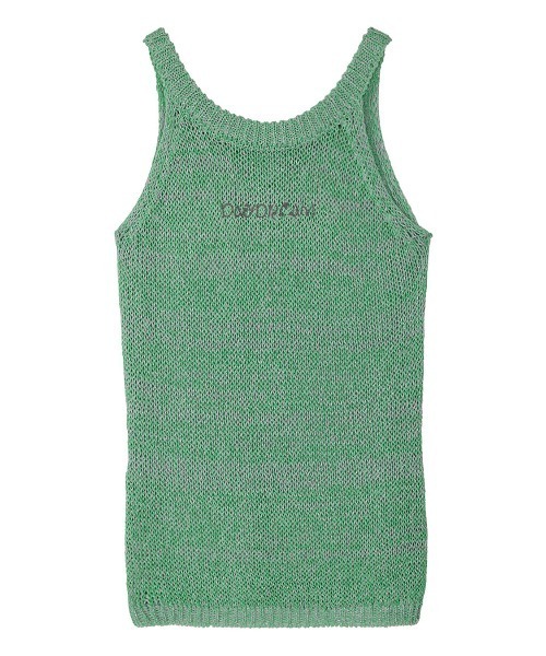トップス MEDI 2WAY CONCEPT LOGO KNIT TANK TOP MEDI 2WAY CONCEPT LOGO KNIT TANK TOP