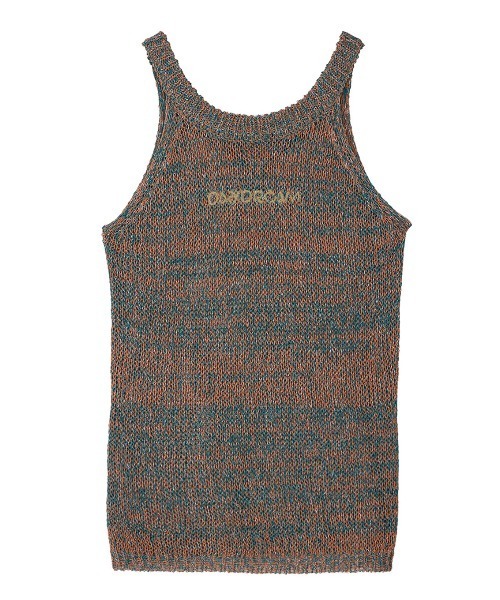 トップス Ameri MEDI CONCEPT LOGO KNIT TANK TOP セール】MEDI CONCEPT LOGO KNIT TANK TOP（タンクトップ