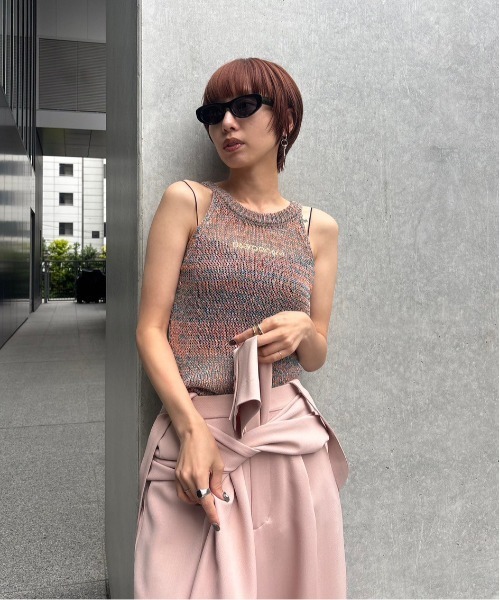 セール】MEDI 2WAY CONCEPT LOGO KNIT TANK TOP（タンクトップ