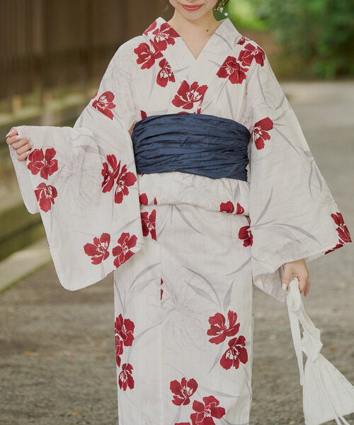 Chico（チコ）の「【浴衣2025】アヤメ（浴衣・レディース・ホワイト・FREE）」の4枚目の写真