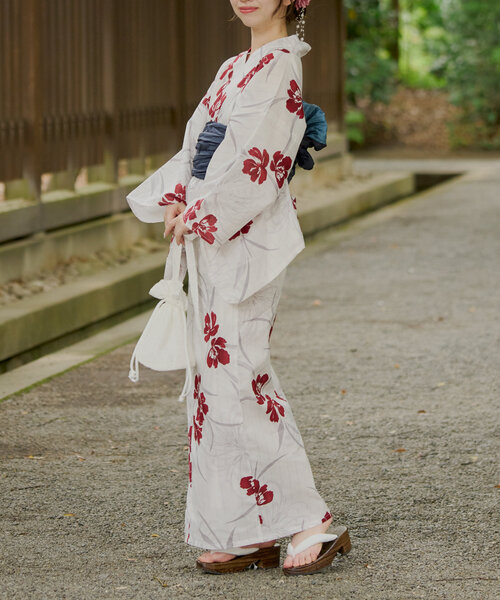 Chico（チコ）の「【浴衣2025】アヤメ（浴衣・レディース・ホワイト・FREE）」の5枚目の写真