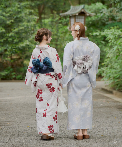 れいめろ。 すのチル 服 着物 和服 浴衣 KIMONOMACHI セパレート レディース浴衣 2点セット（二部式浴衣