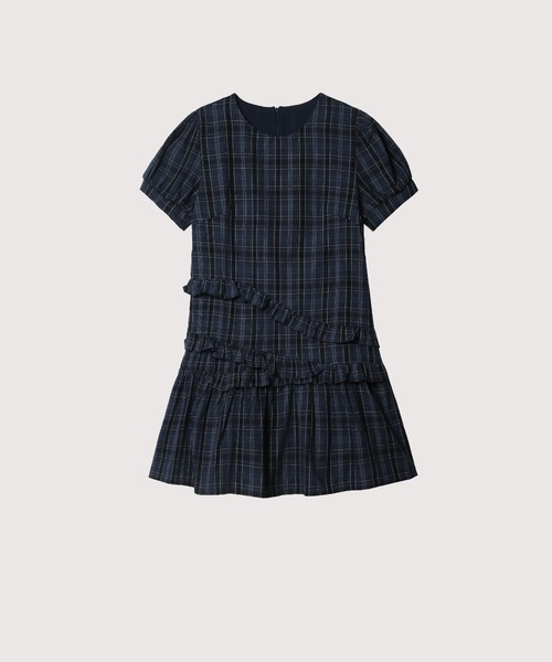 ワンピース LA POMME petit French Check Ruffle Dress French Check