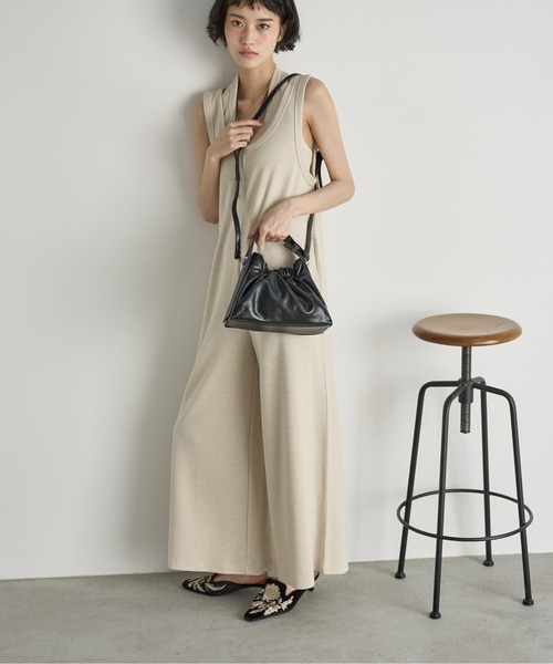 美品　IIROT イロット　オールインワン IIROT イロット Cotton cloth all in one ブラック - メルカリ