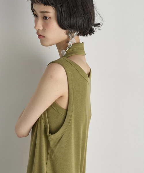 THE YOn（ザヨン）の「マルチウェイWレイヤードタンクオールインワン（つなぎ/オールインワン・レディース・アイボリー/ブラック/オリーブ・FREE）」の18枚目の写真