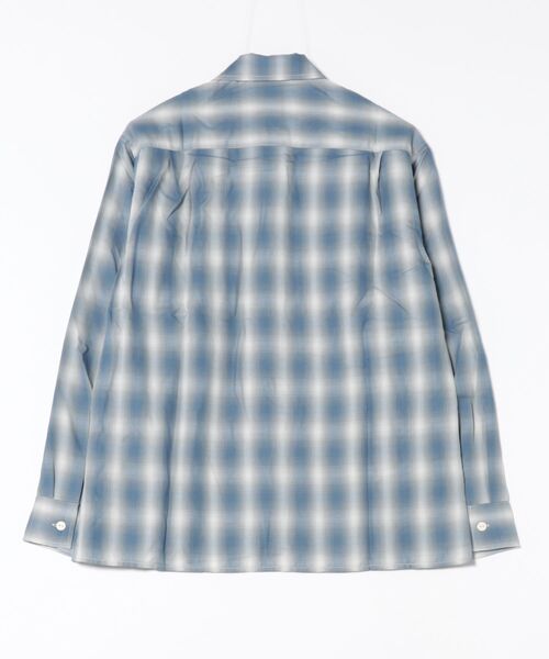 BIG MIKE(ビッグマイク)の「BIG MIKE ビックマイク/ 26春夏新作 長袖 レーヨンミックス オンブレチェックシャツ 脇スリットタイプ //// 102615013(シャツ/ブラウス・メンズ・ホワイト×グレー/ミント/ブルー系その他・MEDIUM/LARGE/X-LARGE/XX-LARGE)」の20枚目の写真