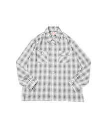 BIG MIKE（ビッグマイク）の「BIG MIKE ビックマイク/ 26春夏新作 長袖 レーヨンミックス オンブレチェックシャツ 脇スリットタイプ //// 102615013（シャツ/ブラウス）」