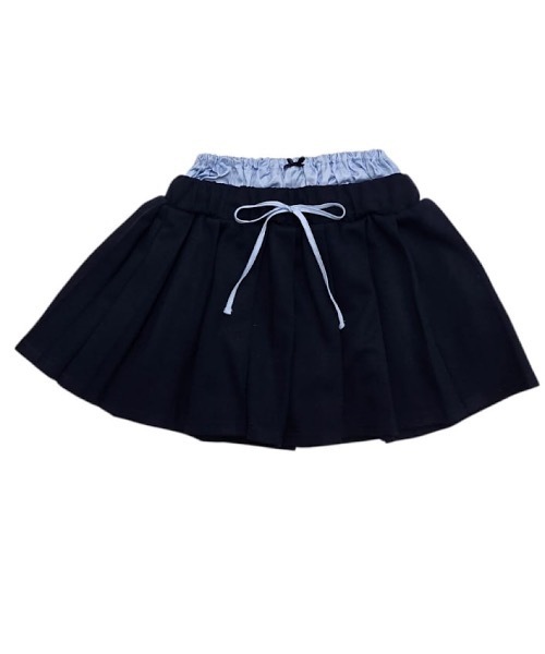 lilLilly（リルリリー）の「ダブルベルトプリーツミニスカート（スカート・レディース・ブラック/ネイビー/グレー・FREE）」の11枚目の写真