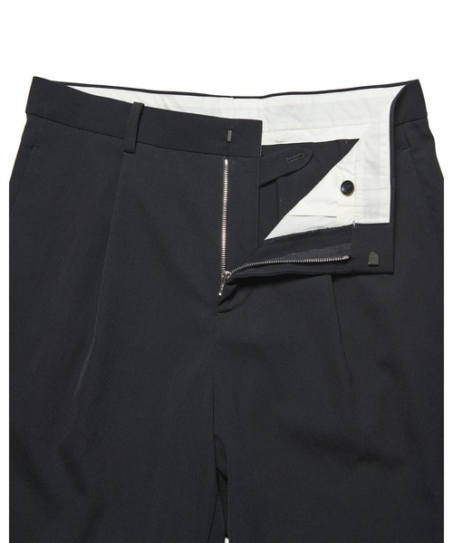 SOPHNET.(ソフネット)の「WASHER WOOL RELAX-FIT TUCK SLACKS(スラックス・メンズ・カーキ/ブラック・3/2/1/4)」の8枚目の写真