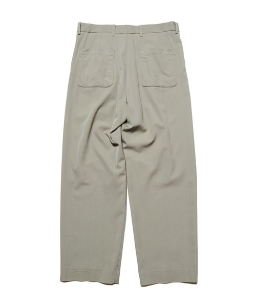 SOPHNET.(ソフネット)の「WASHER WOOL RELAX-FIT TUCK SLACKS(スラックス・メンズ・カーキ/ブラック・3/2/1/4)」の5枚目の写真