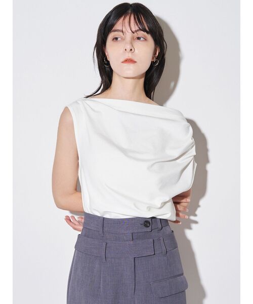 JULIUS アシンメトリードレープカットソー アシンメトリードレープカットソー（Tシャツ/カットソー