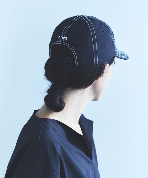 c/est(シーエ)の「c/est/シーエ CHRISTY キャップ 夏物 夏服(キャップ・レディース・ブラック/オフホワイト・FREE)」の22枚目の写真