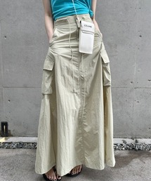 ROOPTOKYO(���[�v�g�E�L���E)��Waist Cord Nylon Skirt / �E�G�X�g�R�[�h �i�C�����X�J�[�g(�X�J�[�g)