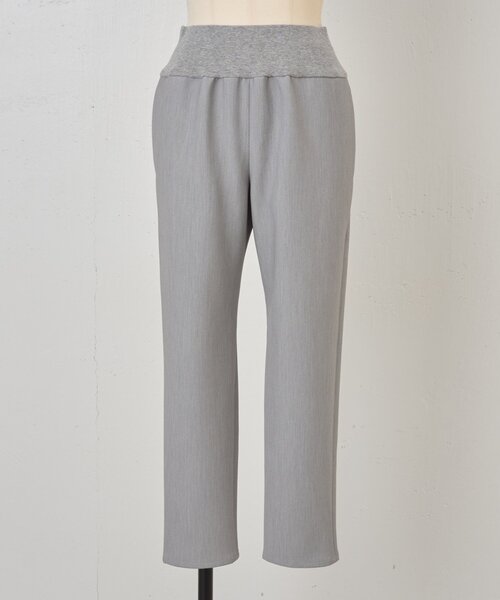 BEARDSLEY(ビアズリー)の「ダブルクロスウエストリブスリムパンツ(その他パンツ・レディース・ブラック/グレー・0/1)」の17枚目の写真