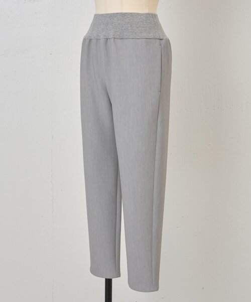 BEARDSLEY(ビアズリー)の「ダブルクロスウエストリブスリムパンツ(その他パンツ・レディース・ブラック/グレー・0/1)」の18枚目の写真