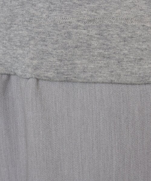 BEARDSLEY(ビアズリー)の「ダブルクロスウエストリブスリムパンツ(その他パンツ・レディース・ブラック/グレー・0/1)」の4枚目の写真