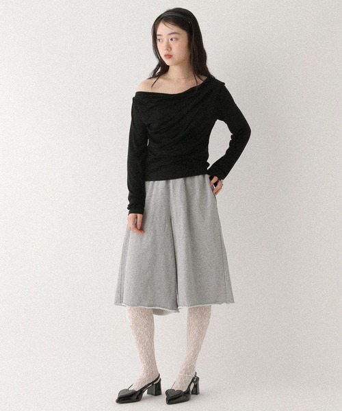 Heather(ヘザー)の「タイ付きドレープカットソー 577684(Tシャツ/カットソー・レディース・オフホワイト/グレー/ピンク/ブラック・FREE)」の18枚目の写真