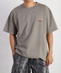 Carhartt WIP / カーハート ダブリューアイピー ワンポイントロゴ刺繍 半袖Tシャツ オーガニックコットン100%
