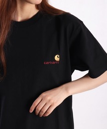 Carhartt WIP / カーハート ダブリューアイピー ワンポイントロゴ刺繍 半袖Tシャツ オーガニックコットン100%