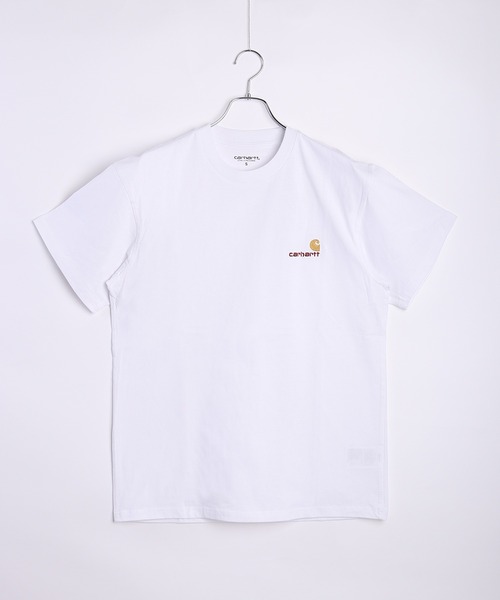 Carhartt WIP(カーハートダブリューアイピー)の「Carhartt WIP / カーハート ダブリューアイピー ワンポイントロゴ刺繍 半袖Tシャツ オーガニックコットン100%(Tシャツ/カットソー・メンズ・グリーン系その他/ホワイト/ブラック/チャコールグレー/グレー・M/L/XL/XXL/S)」の22枚目の写真