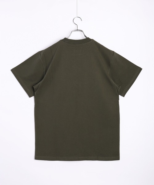 Carhartt WIP(カーハートダブリューアイピー)の「Carhartt WIP / カーハート ダブリューアイピー ワンポイントロゴ刺繍 半袖Tシャツ オーガニックコットン100%(Tシャツ/カットソー・メンズ・グリーン系その他/ホワイト/ブラック/チャコールグレー/グレー・M/L/XL/XXL/S)」の7枚目の写真