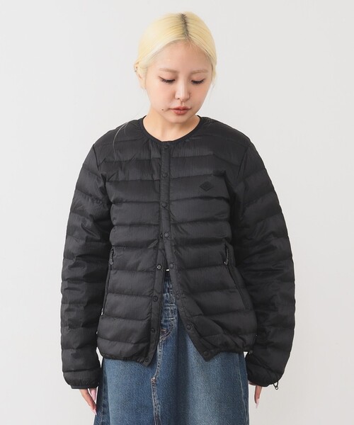 DANTON（ダントン）の「DANTON / INNER DOWN CREWNECK JACKET（ダウンジャケット/コート・レディース・ブラック・SMALL/MEDIUM）」の10枚目の写真