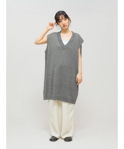 MIDIUMISOLID(ミディウミソリッド)の「MIDIUMISOLID for Ladies リラックスジャカードパンツ(その他パンツ・レディース・ブラック/アイボリー・FREE)」の14枚目の写真