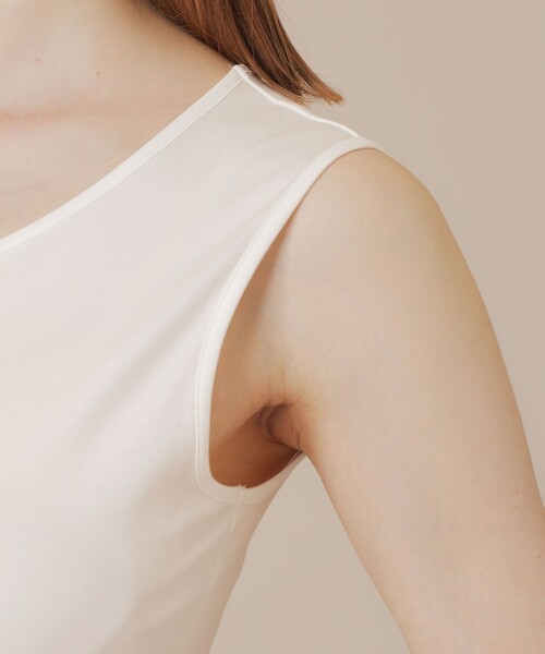 MACKINTOSH LONDON(マッキントッシュ ロンドン)の「【SUPER FINE LAB.】パウダーシュガーコットンタンクトップ(タンクトップ・レディース・ブラック/ホワイト・38)」の5枚目の写真