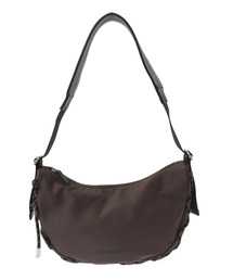 LACE-UP CORD MOON SHOULDER BAG