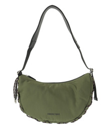LACE-UP CORD MOON SHOULDER BAG