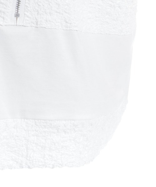 axes femme（アクシーズファム）の「異素材切替パーカー（Tシャツ/カットソー・レディース・ホワイト/ブラック・FREE）」の20枚目の写真