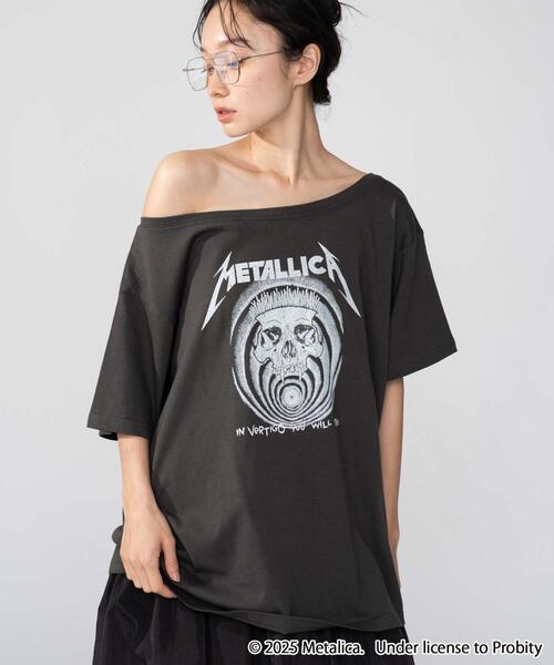 WEGO(ウィゴー)の「∴WEGO/Metallica別注オフショルビッグT(Tシャツ/カットソー・レディース・その他3/その他1/その他4/その他2・FREE)」の3枚目の写真