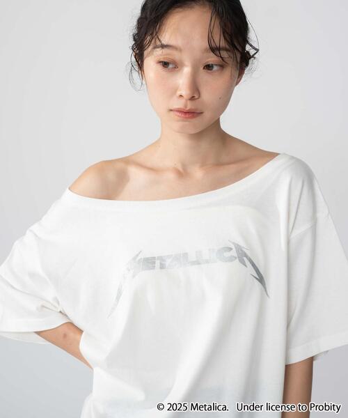 WEGO(ウィゴー)の「∴WEGO/Metallica別注オフショルビッグT(Tシャツ/カットソー・レディース・その他3/その他1/その他4/その他2・FREE)」の4枚目の写真
