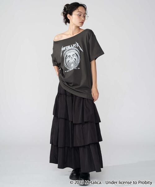 WEGO(ウィゴー)の「∴WEGO/Metallica別注オフショルビッグT(Tシャツ/カットソー・レディース・その他3/その他1/その他4/その他2・FREE)」の7枚目の写真
