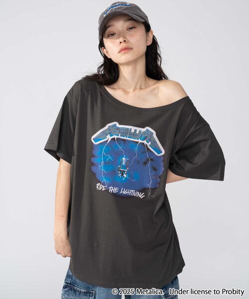 WEGO(ウィゴー)の「∴WEGO/Metallica別注オフショルビッグT(Tシャツ/カットソー・レディース・その他3/その他1/その他4/その他2・FREE)」の9枚目の写真