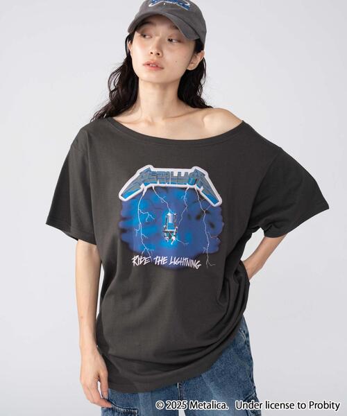 WEGO(ウィゴー)の「∴WEGO/Metallica別注オフショルビッグT(Tシャツ/カットソー・レディース・その他3/その他1/その他4/その他2・FREE)」の10枚目の写真