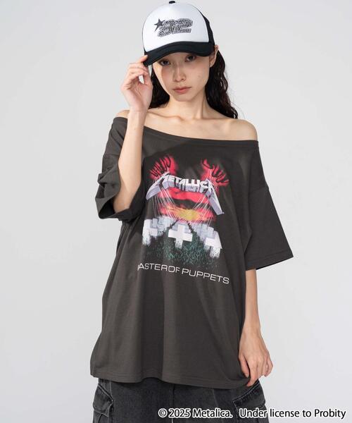 WEGO(ウィゴー)の「∴WEGO/Metallica別注オフショルビッグT(Tシャツ/カットソー・レディース・その他3/その他1/その他4/その他2・FREE)」の12枚目の写真