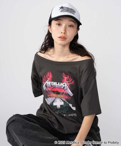 WEGO(ウィゴー)の「∴WEGO/Metallica別注オフショルビッグT(Tシャツ/カットソー・レディース・その他3/その他1/その他4/その他2・FREE)」の14枚目の写真