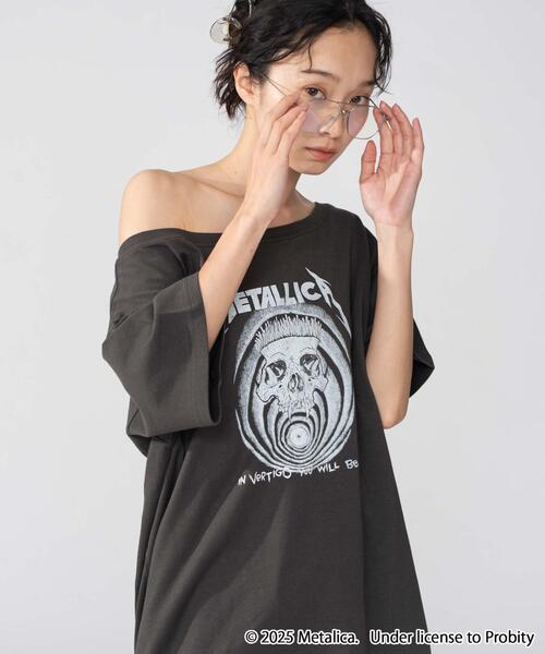 WEGO(ウィゴー)の「∴WEGO/Metallica別注オフショルビッグT(Tシャツ/カットソー・レディース・その他3/その他1/その他4/その他2・FREE)」の16枚目の写真