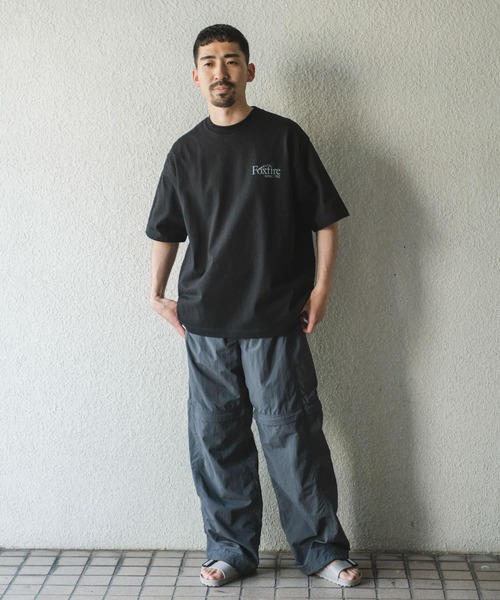 Foxfire(フォックスファイヤー)の「『別注』Foxfire×DOORS 釣り竿プリントTシャツ(Tシャツ/カットソー・メンズ・ブラック/ホワイト・MEDIUM/LARGE)」の5枚目の写真