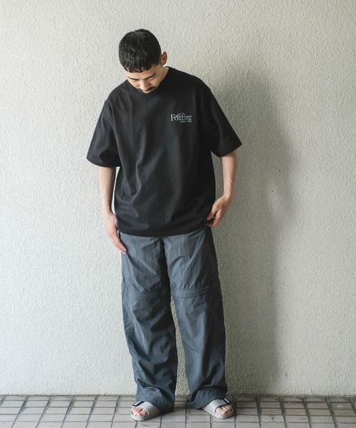 Foxfire(フォックスファイヤー)の「『別注』Foxfire×DOORS 釣り竿プリントTシャツ(Tシャツ/カットソー・メンズ・ブラック/ホワイト・MEDIUM/LARGE)」の6枚目の写真