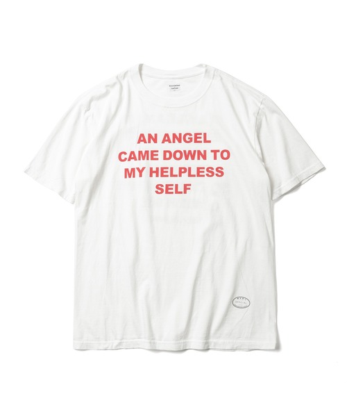 TANGTANG（タンタン）の「【TANGTANG for NORIYUKI MAKIHARA 】どうしようもない僕に天使が降りてきた（Tシャツ/カットソー・メンズ・ブラック/ホワイト・SMALL/MEDIUM/LARGE/X-LARGE）」の2枚目の写真