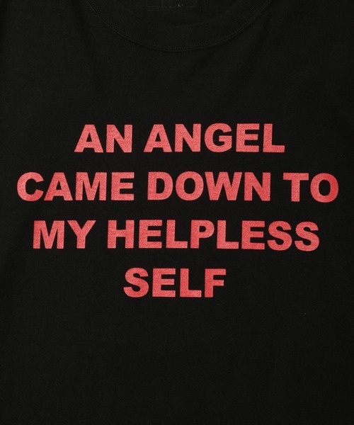 TANGTANG（タンタン）の「【TANGTANG for NORIYUKI MAKIHARA 】どうしようもない僕に天使が降りてきた（Tシャツ/カットソー・メンズ・ブラック/ホワイト・SMALL/MEDIUM/LARGE/X-LARGE）」の10枚目の写真