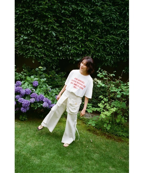 TANGTANG（タンタン）の「【TANGTANG for NORIYUKI MAKIHARA 】どうしようもない僕に天使が降りてきた（Tシャツ/カットソー・メンズ・ブラック/ホワイト・SMALL/MEDIUM/LARGE/X-LARGE）」の4枚目の写真