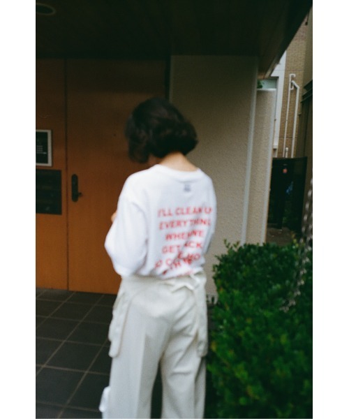 TANGTANG（タンタン）の「【TANGTANG for NORIYUKI MAKIHARA 】どうしようもない僕に天使が降りてきた（Tシャツ/カットソー・メンズ・ブラック/ホワイト・SMALL/MEDIUM/LARGE/X-LARGE）」の5枚目の写真