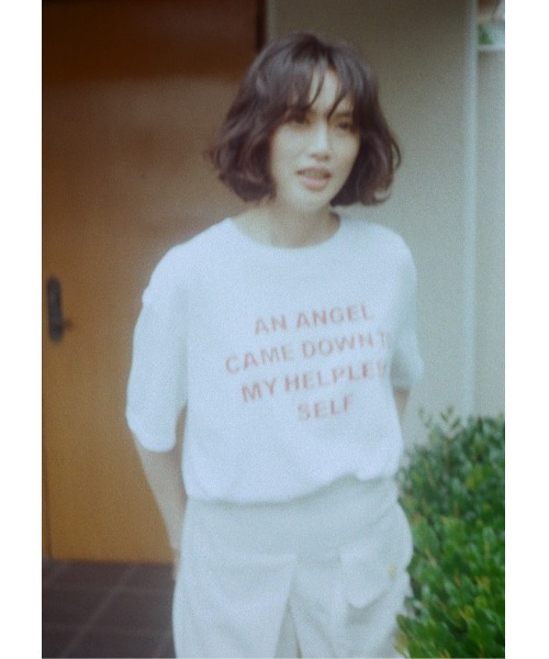 TANGTANG（タンタン）の「【TANGTANG for NORIYUKI MAKIHARA 】どうしようもない僕に天使が降りてきた（Tシャツ/カットソー・メンズ・ブラック/ホワイト・SMALL/MEDIUM/LARGE/X-LARGE）」の6枚目の写真