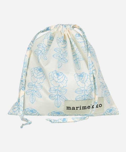 marimekko（マリメッコ）の「【JAPAN EXCLUSIVE】Vihkiruusu / drawstring bag（ポーチ・レディース・サックスブルー・FREE）」の2枚目の写真