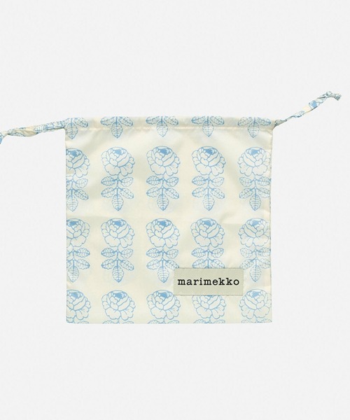 marimekko（マリメッコ）の「【JAPAN EXCLUSIVE】Vihkiruusu / drawstring bag（ポーチ・レディース・サックスブルー・FREE）」の6枚目の写真