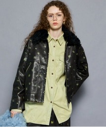 ジャケット・アウター MAISON SPECIAL Leather 2way Blouson MAISON SPECIAL ブルゾン アウター Faux Leather Oversized