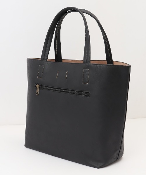 BACKYARD FAMILY(バックヤードファミリー)の「O.F.S オーエフエス #4160-02 トートバッグ(トートバッグ・レディース・シルバー/ブラック/エメラルド/シルバー系その他/ネイビー・FREE)」の11枚目の写真
